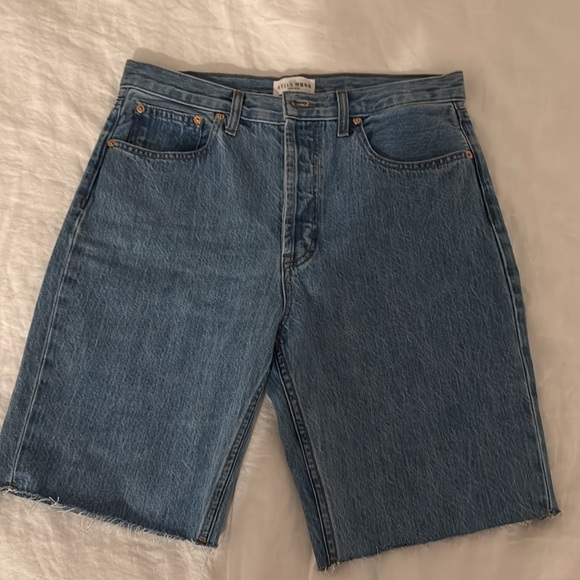 Still Here Cut Off Shorts - Picture 3 of 4